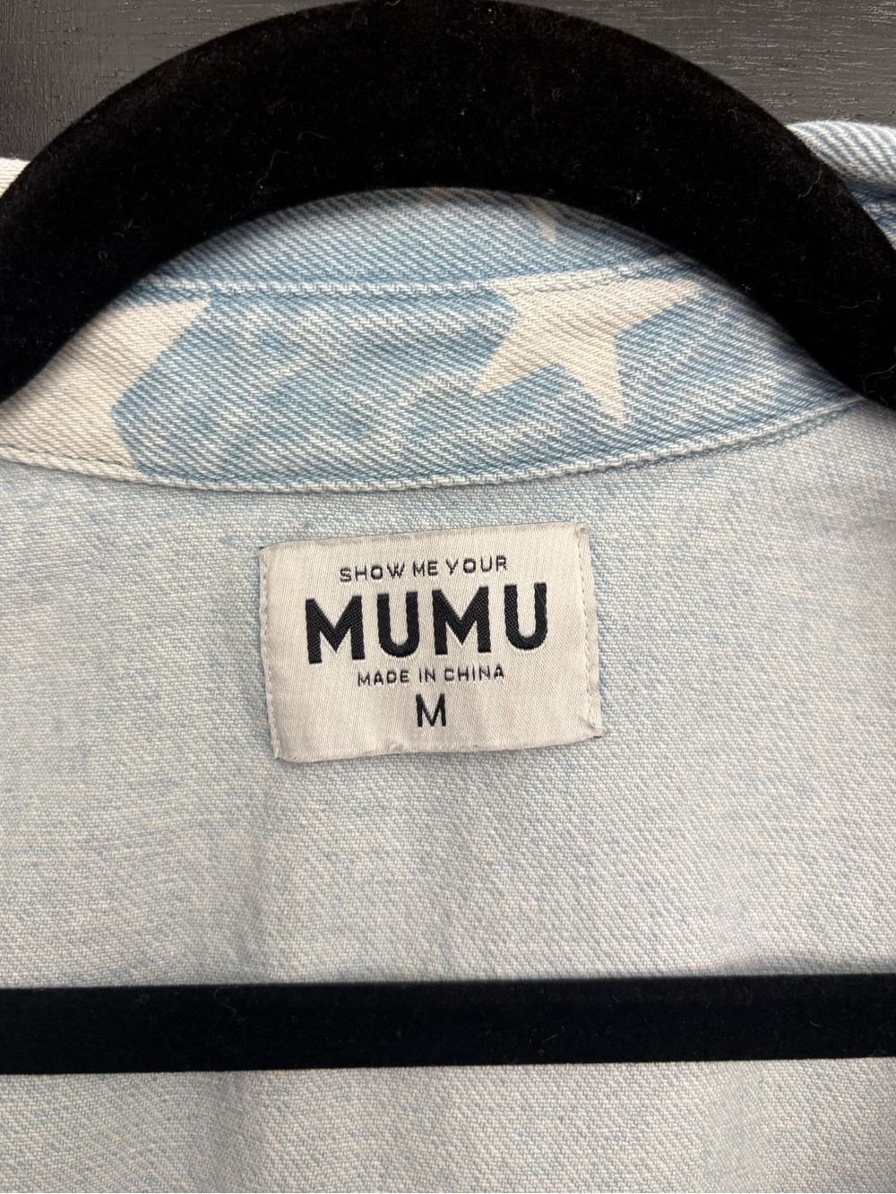 Show Me Your Mumu Reno Romper You’re A Star Revolve Denim Patriotic Summer M #4 - Picture 7 of 13